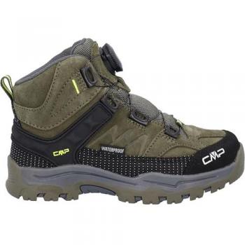 Kinder Trekkingschuhe „Kiruna Mid FitGo“ WP, Größe 41 – Olivgrün