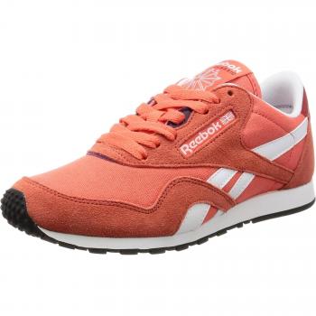 Reebok CL Nylon Slim HV, Scarpe Sportive Donna, Rosso