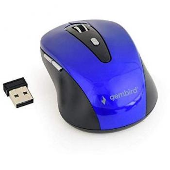 Gembird Optische Maus WRL Black/Blue MUSW‑6B‑01‑B