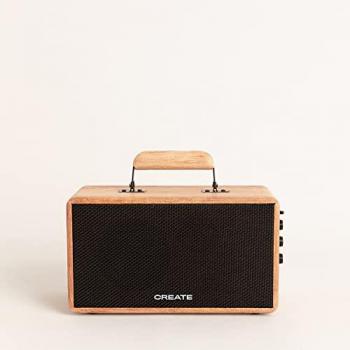Reproductor USB Madera Retro – Altavoz Bluetooth 5.2