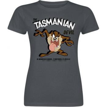 Dark Grey Tasmanian Devil T-Shirt for Women