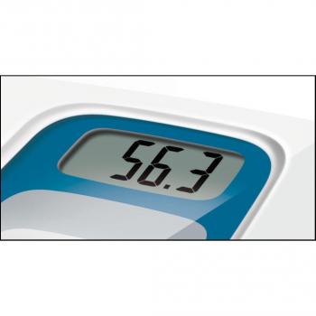 Terraillon Elektronische Personenwaage 14119, Silber/Blau, 160 kg