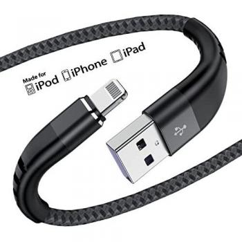 Apple MFi Certified 1ft Charger Cable
