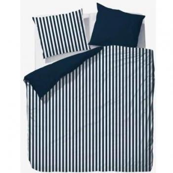Marc O’Polo Mako-Satin Indigo Bettwäsche-Set 200×220 mm + 2×80×80 mm
