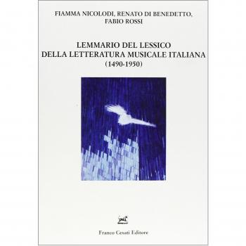 Lemmario del lessico della letteratura musicale italiana