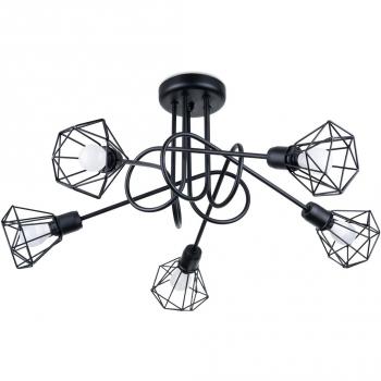 Sollux Artemis LED Kronleuchter schwarz