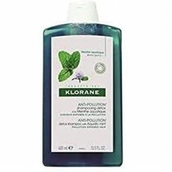 Klorane Champú Menta Acuática Anticontaminación 400 ml