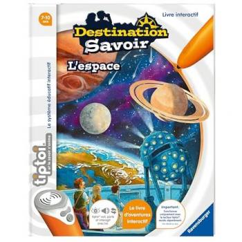 tiptoi®,  Livre interactif, Destination Savoir L'espace, 7 ans, 13099007, Ravensburger
