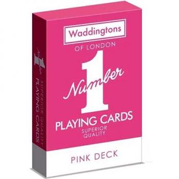 Number 1 Classic Pink Playing Cards