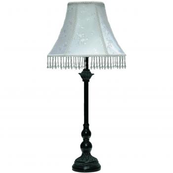 Tischlampe My Flair „Delia“ – 59 x 25 x 25 cm, schwarz/weiß Design