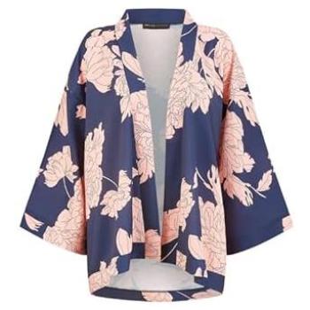 Navy Blossom Kimono for Women – Size 14