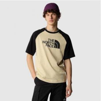 Camiseta Hombre The North Face Raglán Easy Color Crema