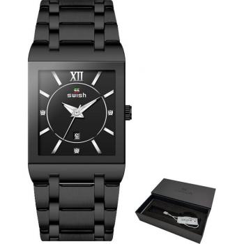 Reloj de lujo dorado con diamantes para damas