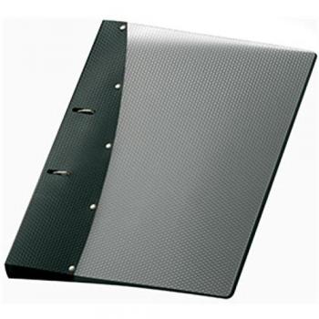 Ringbücher Diamond, 2-Ringe, schwarz, DIN A4, PP, 12 Stück