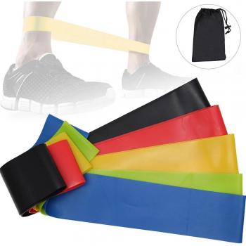 5PCS Fitness Resistance Bands for Yoga and Exercise
