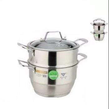 Small Dual-Use Steamer and Soup Pot