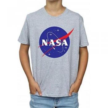 T-shirt grigia con logo NASA per ragazzi