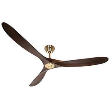 Ventilateur de Plafond CasaFan 318021 180cm Laiton Poli/Bois Naturel