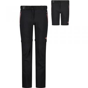 Cmp Antracite/Lotus Zip Off Pants for Boys 8 Years