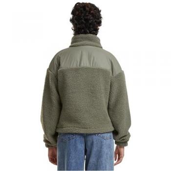 Urban Classics Pile Sherpa 2‑in‑1 Verde Scuro – L