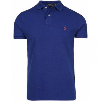 POLO RALPH LAUREN Slim Fit Poloshirt in Blau
