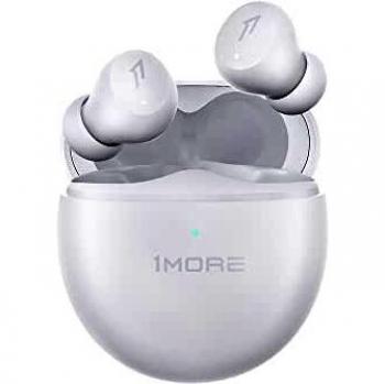 1MORE ComfoBuds Mini Écouteurs Bluetooth 5.2 sans Fil, Hybrides à réduction Active du Bruit, Casque Intra-auriculaire avec Son stéréo, 4 Microphones pour des appels clairs, Son apaisant, IPX5 (Rose)