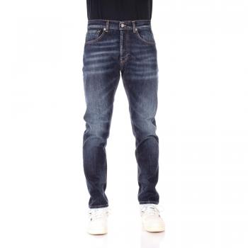 Jeans Dondup Uomo Slim Fit Denim Elasticizzato Vita Bassa