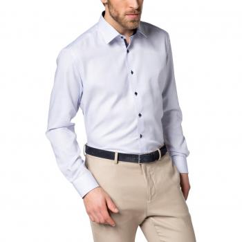 Eterna Hemd Modern Fit Langarm Hellblau