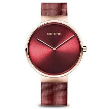 Bering 14539-363 Red Stainless Steel Strap Watch