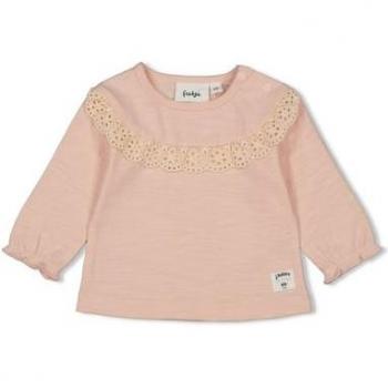 Camicia Longa Dolce Rosa con Stampa Paisley