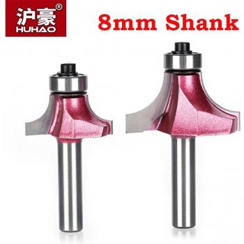 HUHAO Round-Over Router Bit with Bearing for Wood