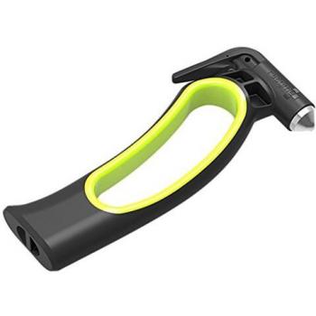 Martillo Rescate Auto RESQME + Cortador de Cinturón y Rompevidrio