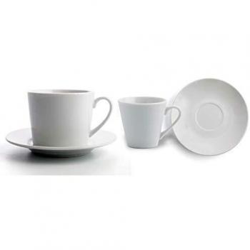 White Quid Revova 12-Unit Coffee Cup Ensemble – 22 cl Ceramic