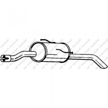 BOSAL 190-201 Silenciador Posterior