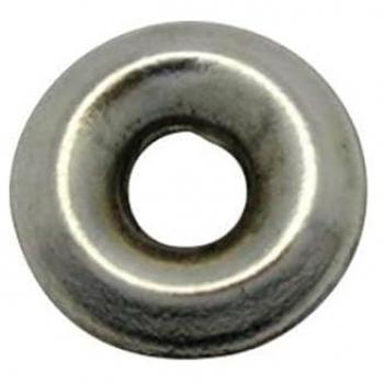 Nickelveredelte Keramik-Oval (50 Stück) Ø13 mm – SKU 2631