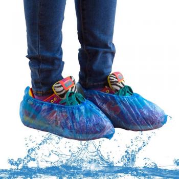 100pcs Disposable Rain Shoe Covers