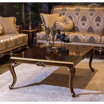 Casa Padrino Barock Wohnzimmertisch 46 cm hoch