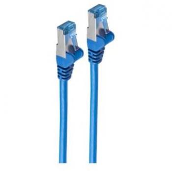 S-Conn 1 m Netzwerkkabel BS75711-B – Cat‑6a, S/FTP, blaue Farbe, RJ45‑Stichstellen mit Gold