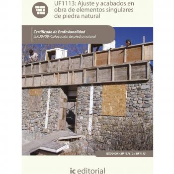 Ajuste y acabados en obra de elementos singulares de piedra natural. IEXD0409