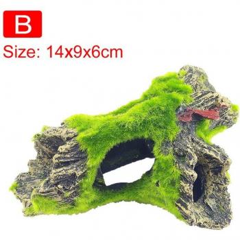 NICREW Lifelike Moss Fish Hideout