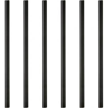 Pailles en verre noir Lyngby