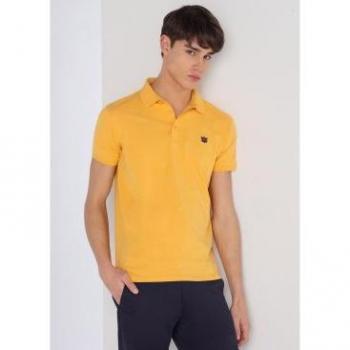 Polo Bendorff Color Mostaza Manga Corta, talla XL