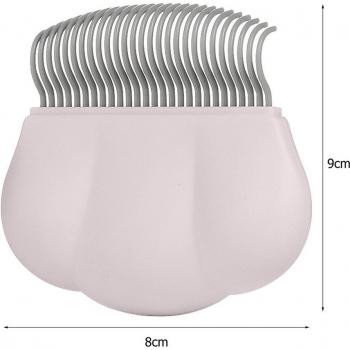 Brosse de Toilettage Coquillage pour Chiens et Chats