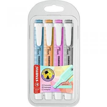 Textmarker STABILO® swing cool Pastel 4er-Pack