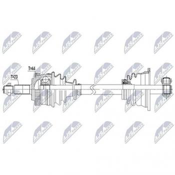 Arbre de transmission renforcé NTY NPW-RE-177