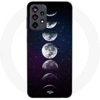 Couvercle Galaxy A52s 5G – Noir, Phase de Lune et Nuit
