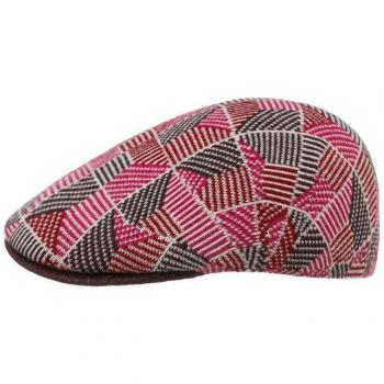 Kangol Pink Tiled 507 Flat Cap