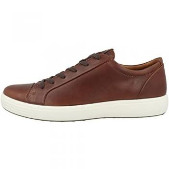 ECCO Men's Soft 7 Sneakers Size 7 Cognac Leather
