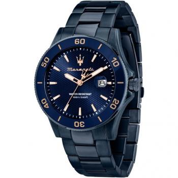 Maserati Competizione Water Resistant Blue Strap Watch R8853100037