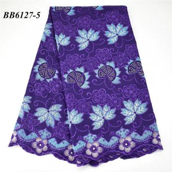 Voile de dentelle africaine 5 yards